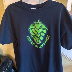 Pursuit of Hoppiness MEN’S Black T-Shirt